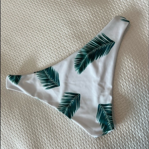 ZAFUL Tropical Leaf Print Bikini Bottom - Picture 6 of 8